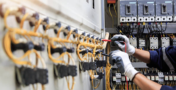 Professional Electrician technician working in Pleasureville, PA